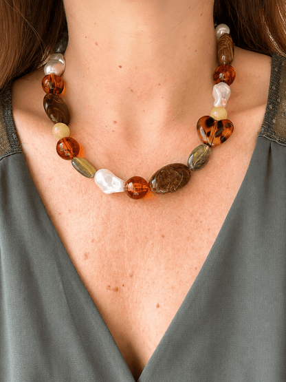 Collier fantaisie femme ZÉLIE - Camilmari Bijoux -