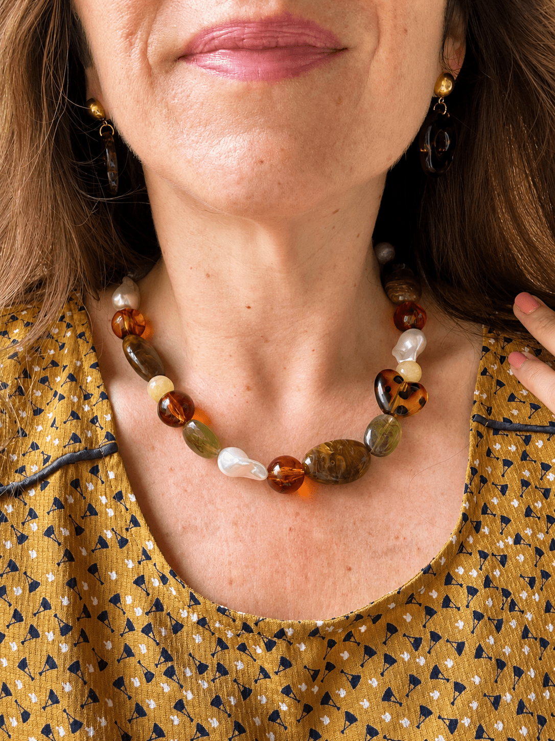 Collier fantaisie femme ZÉLIE - Camilmari Bijoux -