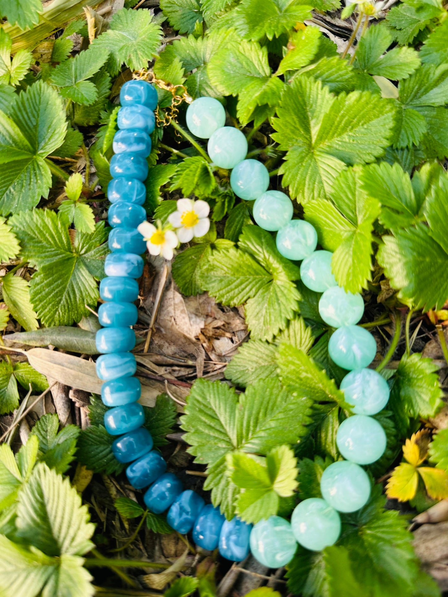 Collier grosses perles fantaisie PALOMA - Camilmari Bijoux - Lilas - pêche