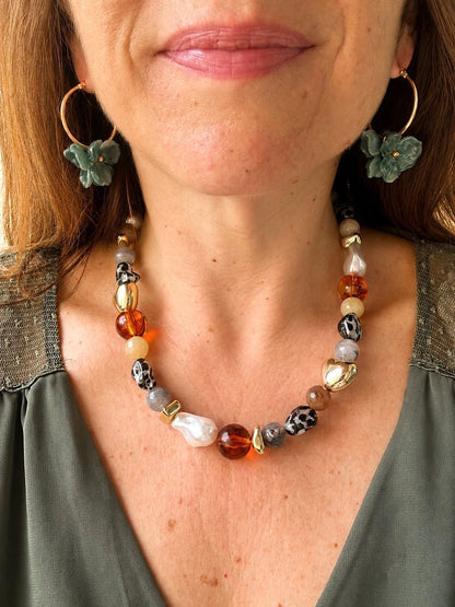 Collier léopard LISON - Camilmari Bijoux -