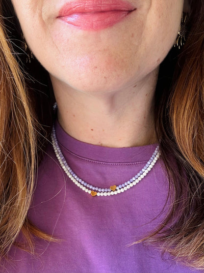 Collier nacre PHILIPPINES - Camilmari Bijoux - Blanc