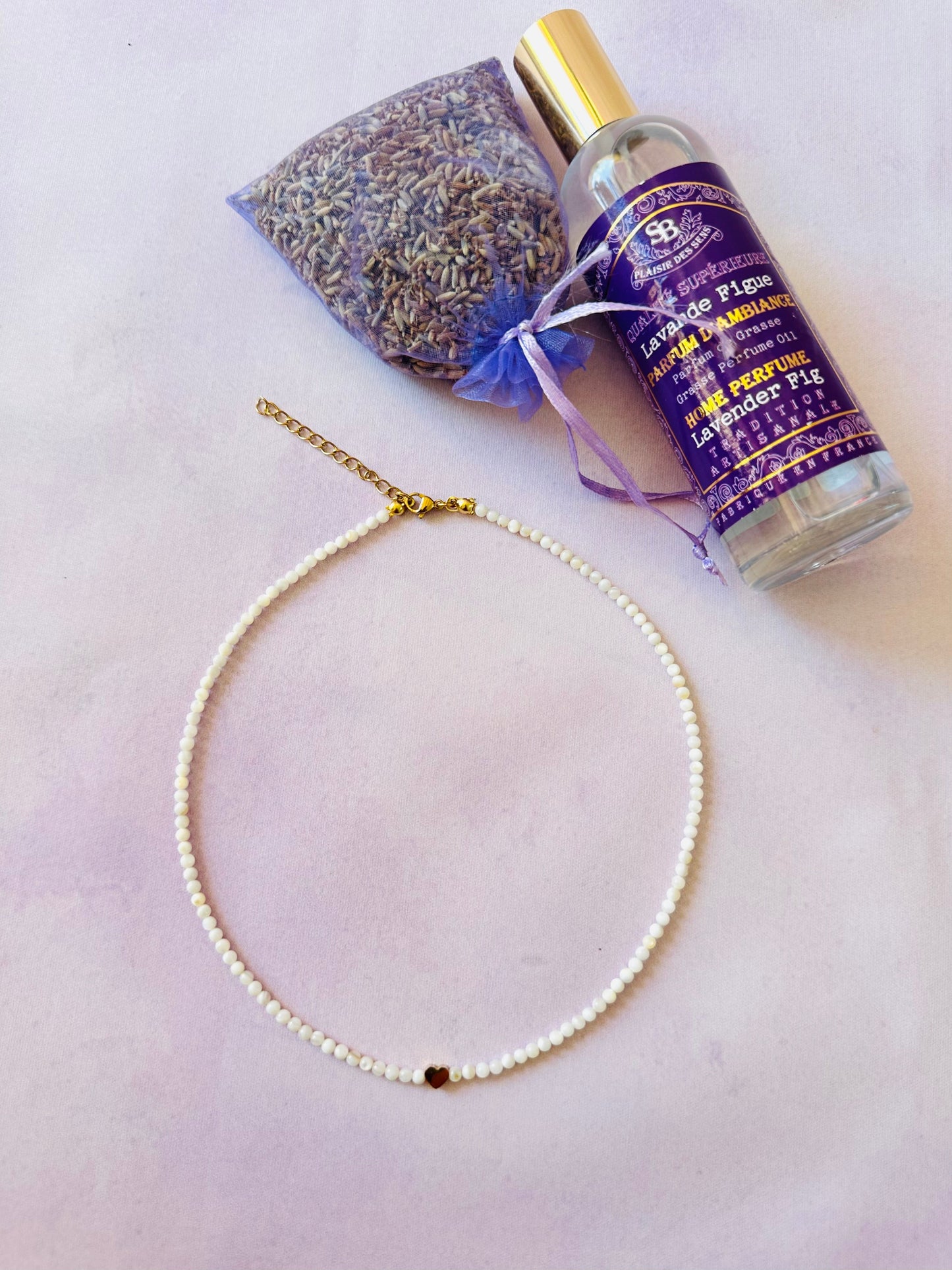 Collier nacre PHILIPPINES - Camilmari Bijoux - Blanc