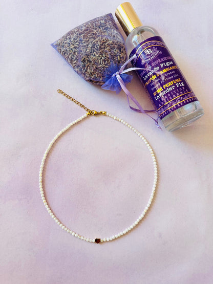 Collier nacre PHILIPPINES - Camilmari Bijoux - Blanc
