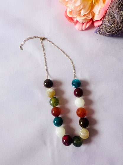 Collier perles colorées SIMONE - Camilmari Bijoux -