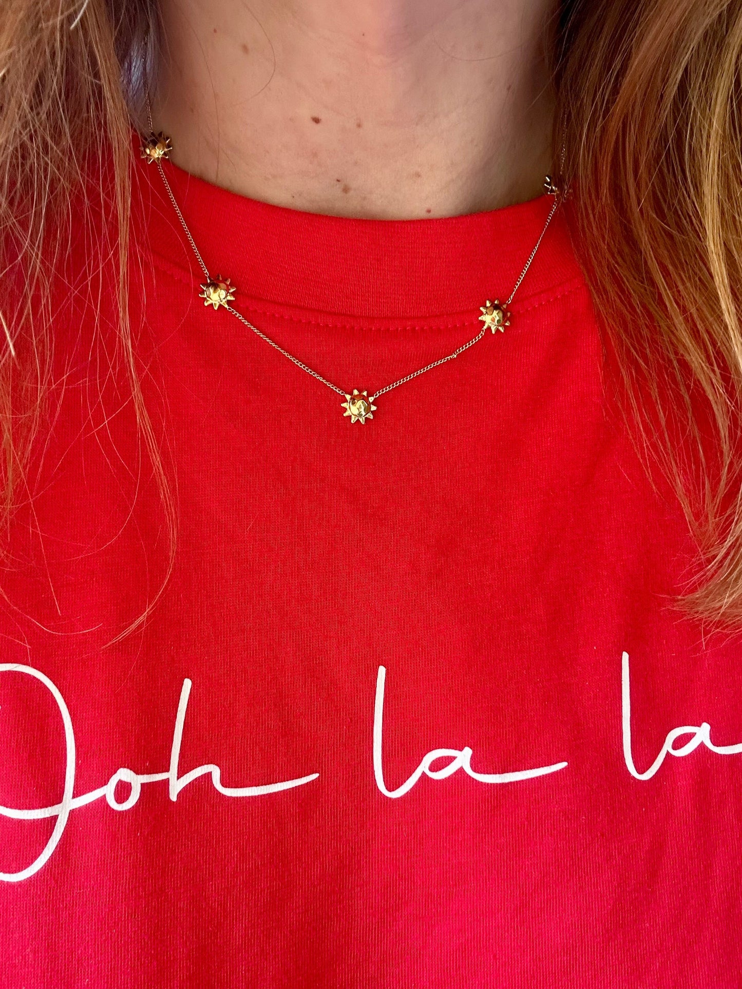 Collier soleil acier inoxydable SOLARA - Camilmari Bijoux - 