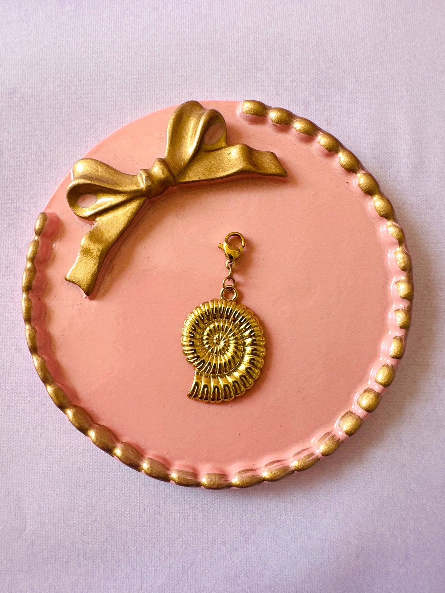Pendentifs acier inoxydable LILI - Camilmari Bijoux - Coquillage : 2 x 4 cm