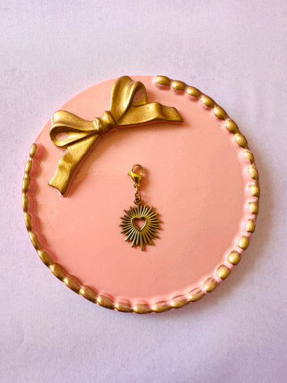 Pendentifs acier inoxydable LILI - Camilmari Bijoux - Petit cœur évidé rayonnant : 1.7 x 3.5 cm