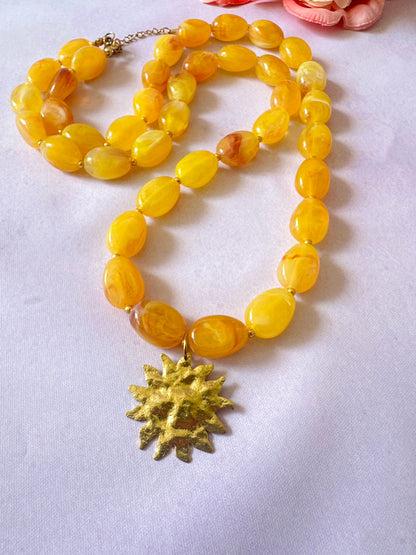 Sautoir en perles fantaisie SOLEIADA - Camilmari Bijoux - 